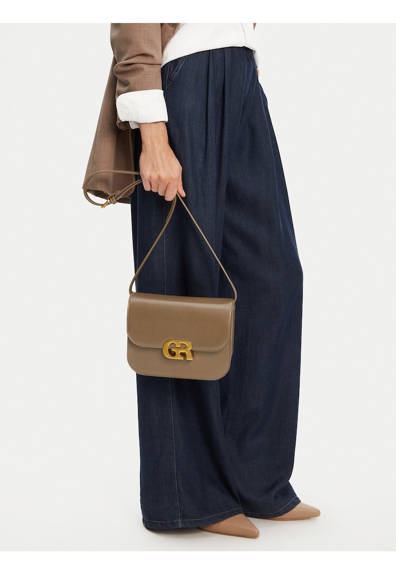 Geanta dama - tkanina - bej - One Size INTL