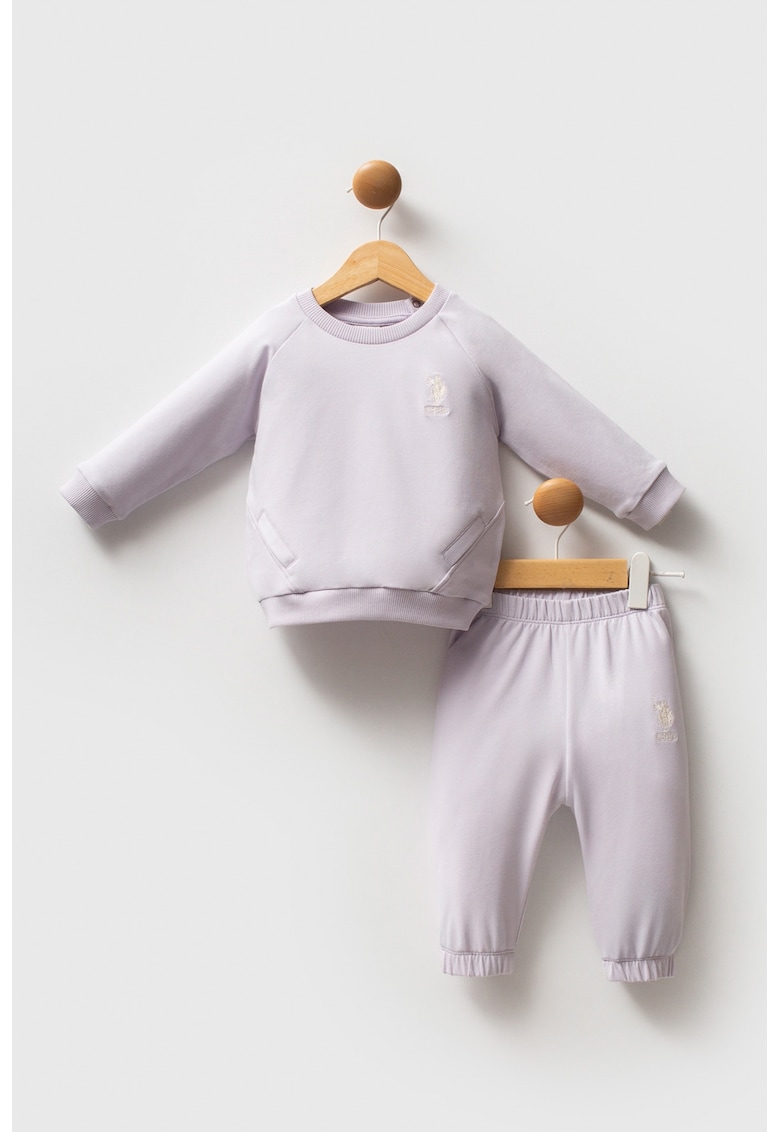 Trening din amestec de bumbac cu logo