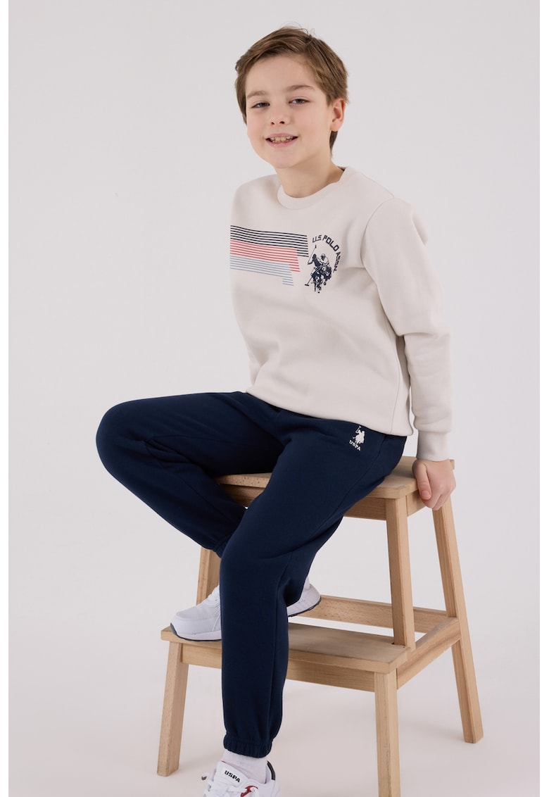 Set de bluza de trening si pantaloni de trening cu imprimeu