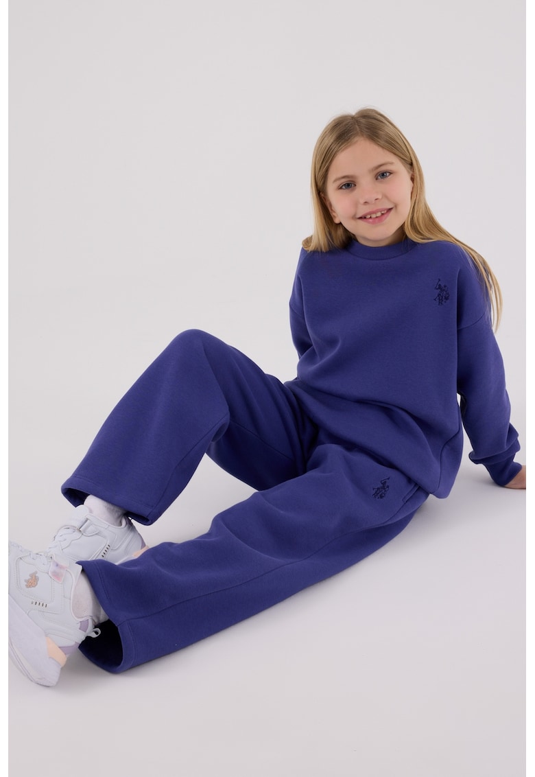 Trening lejer cu buzunare laterale - Albastru indigo