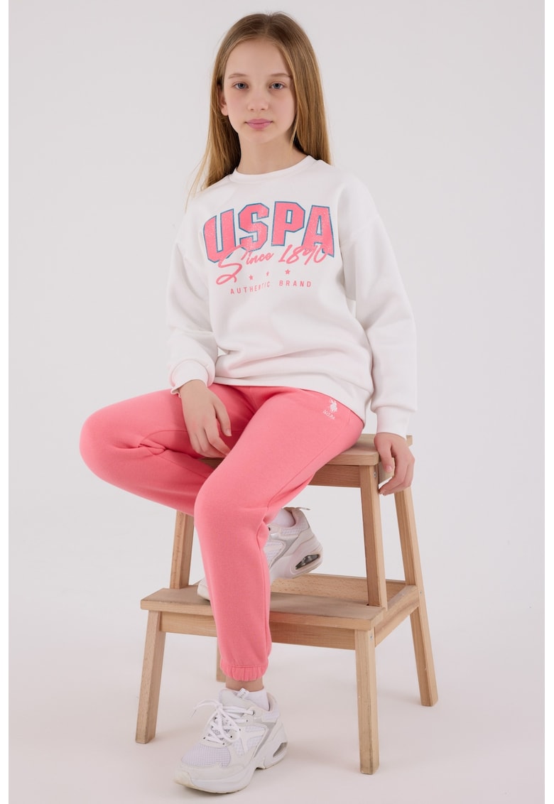 Set de bluza de trening si pantaloni de trening cu logo - 2 piese