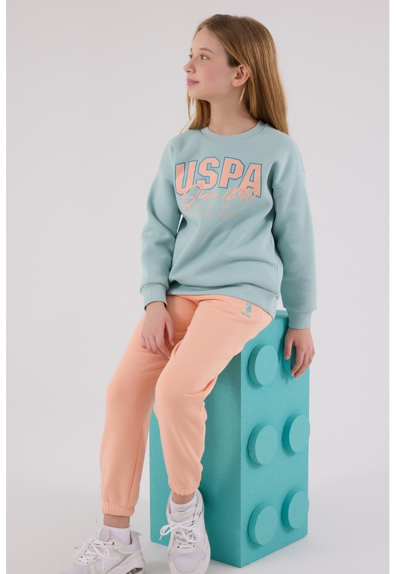 Set de bluza de trening si pantaloni de trening cu logo - 2 piese