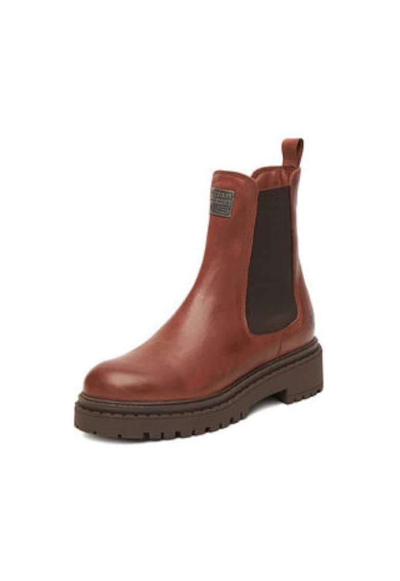 Ghete dama EO-DAMLA-25FW26 - piele naturala - maro - Maro