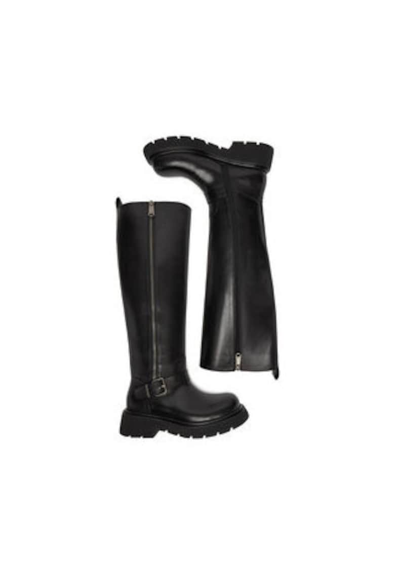G Star Raw Cizme dama piele naturala - negru - cu fermoar