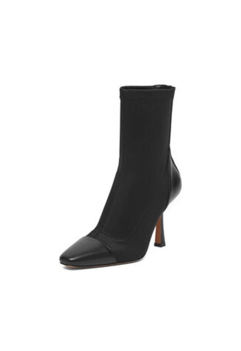 Botine dama - CEO-NOURA-01 - negru - tesatura