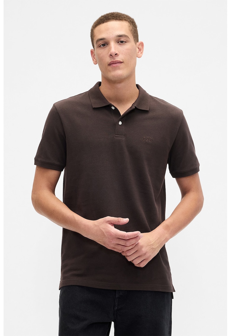 Tricou polo cu detaliu logo