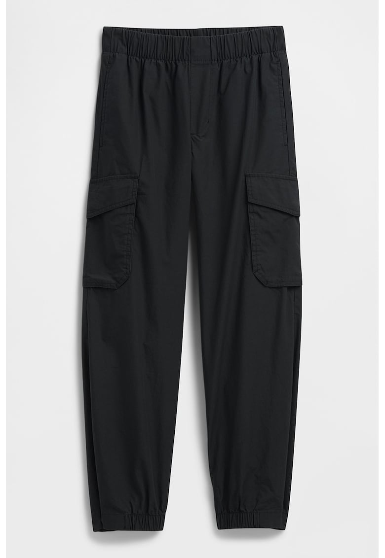 Pantaloni cargo relaxed fit - Negru