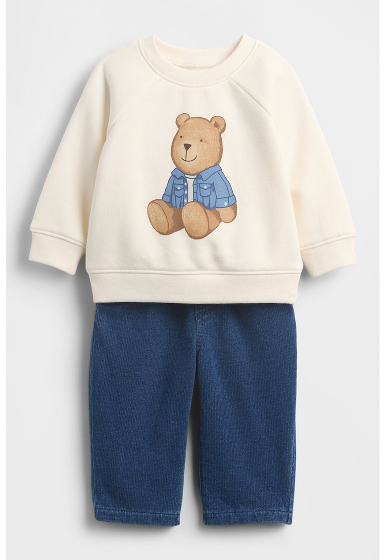 Set de bluza cu imprimeu si pantaloni