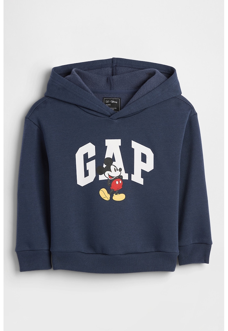 Hanorac cu logo si Mickey Mouse - Albastru ultramarin