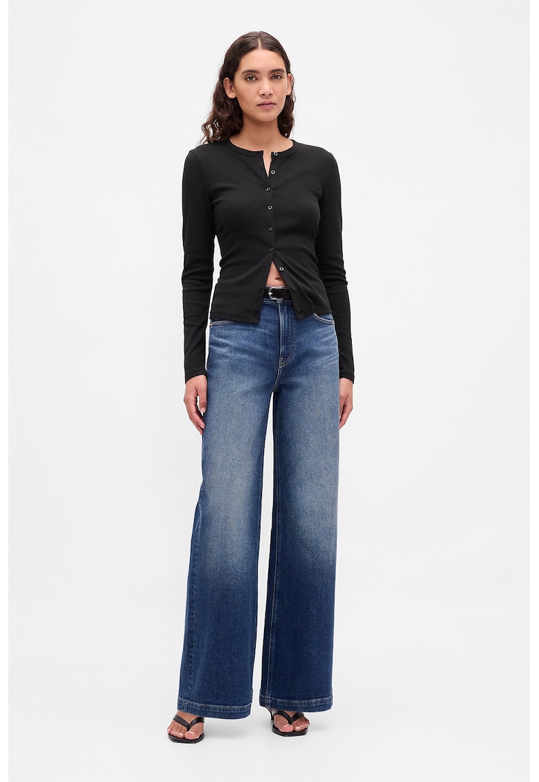 Cardigan slim fit din amestec de modal