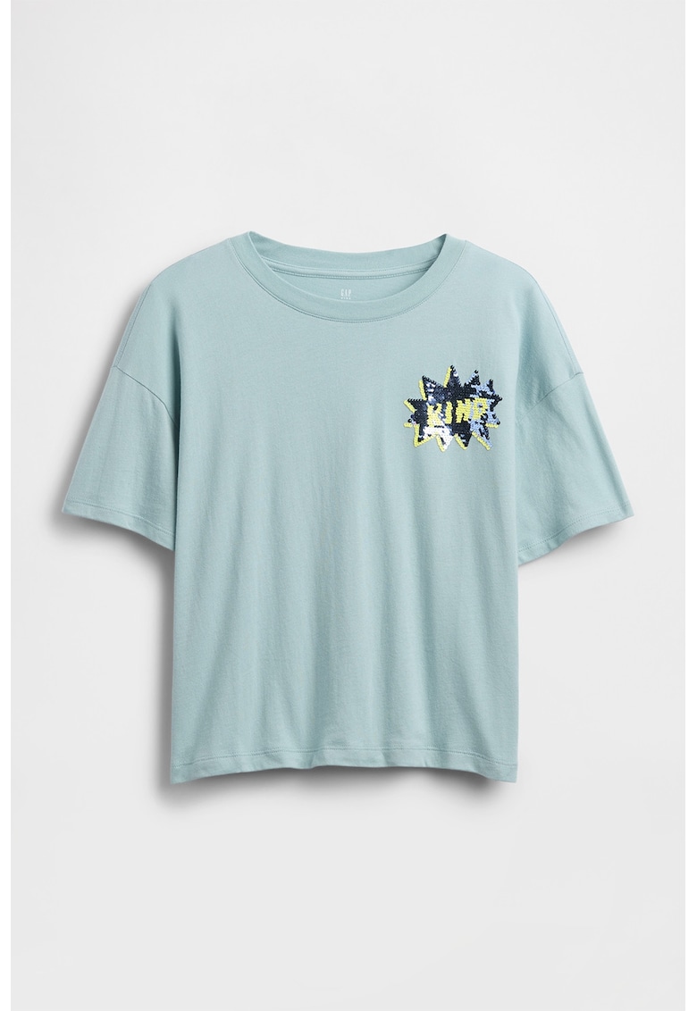 Tricou cu paiete reversibile