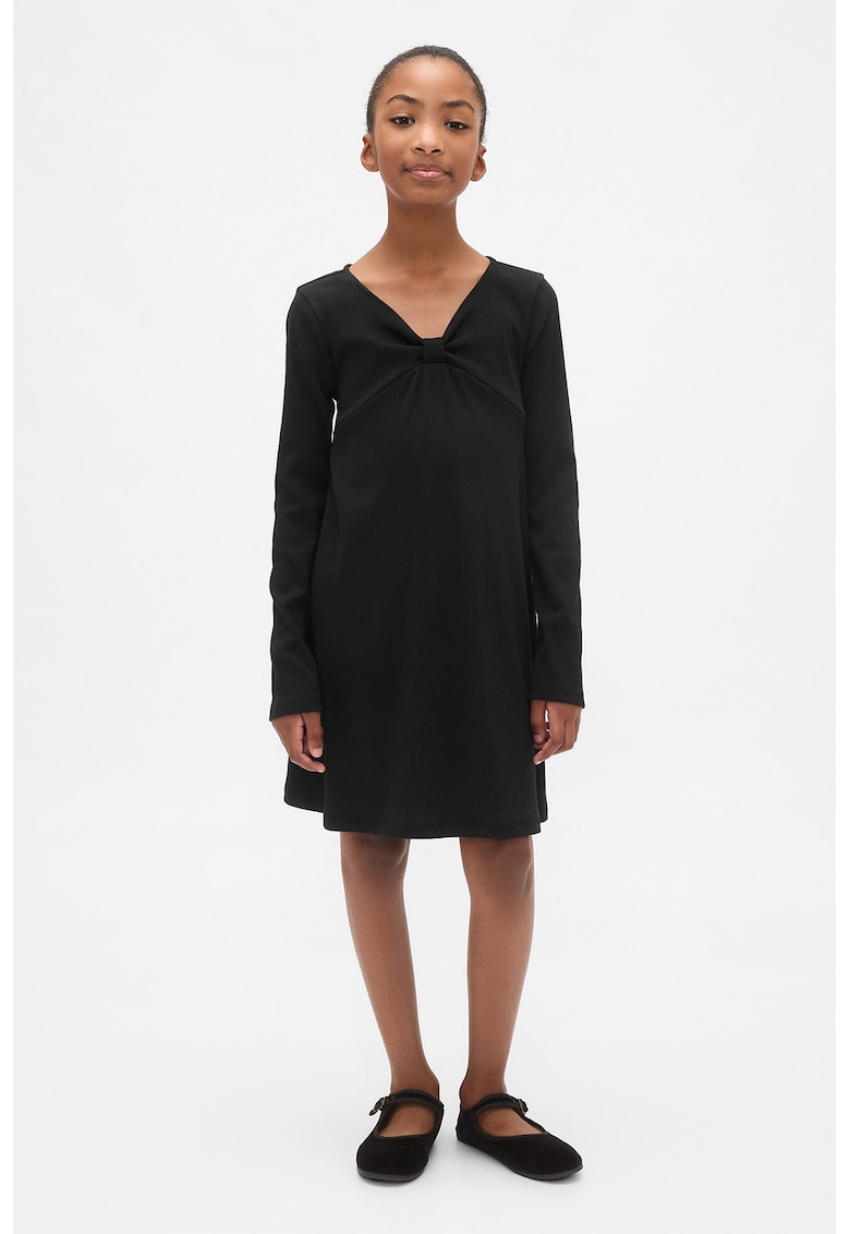 Rochie striata cu croiala in A