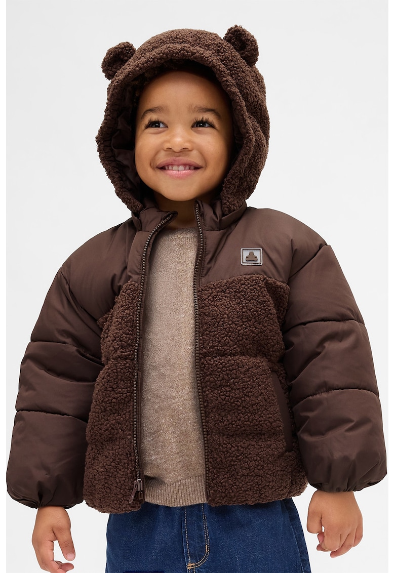 Geaca cu gluga - Maro