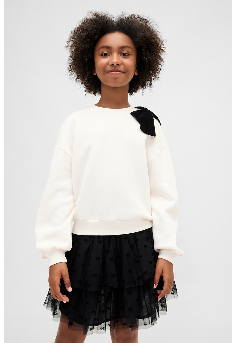 Bluza de trening cu aplicatie funda de catifea