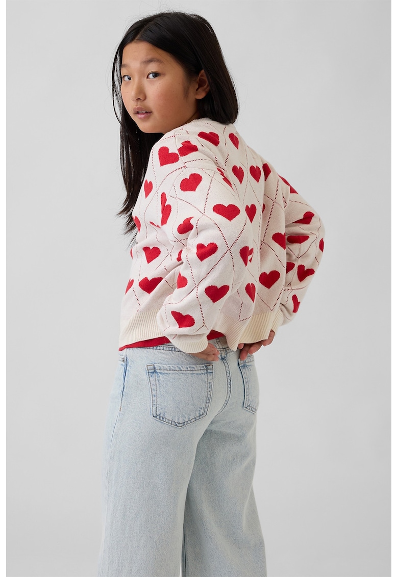 Pulover de bumbac cu model