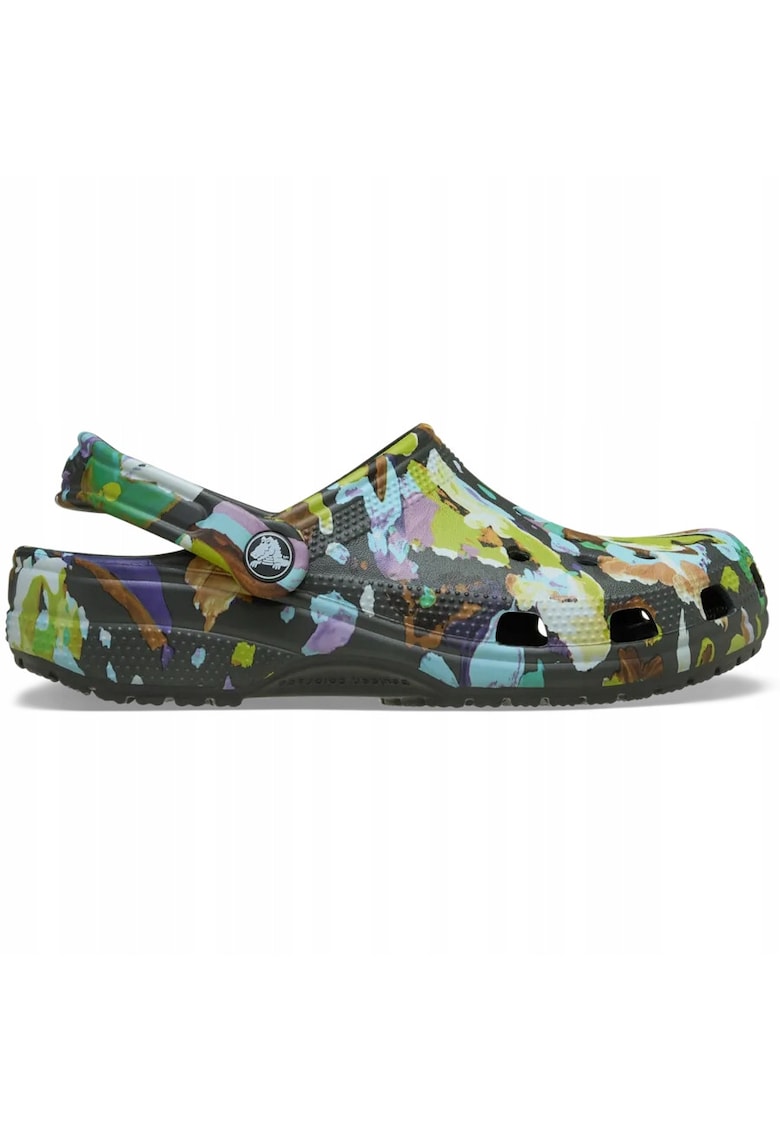 Saboti Femei Spuma Croslite - Classic Painted Floral 211587 Clog - Multicolor - Multicolor
