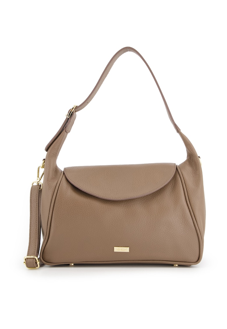 Geanta de umar din piele naturala cu curea reglabila