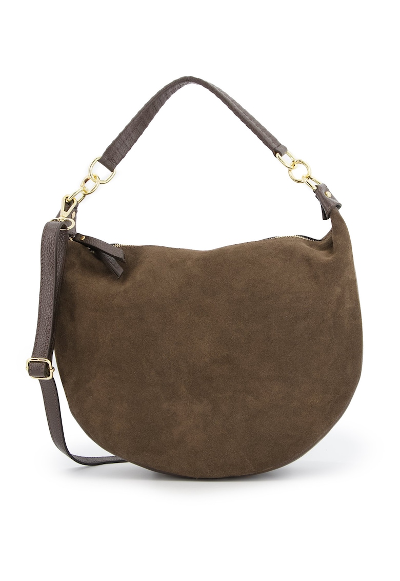 Geanta crossbody din piele indoarsa