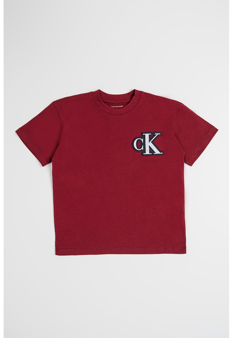 Tricou din bumbac cu aplicatie logo