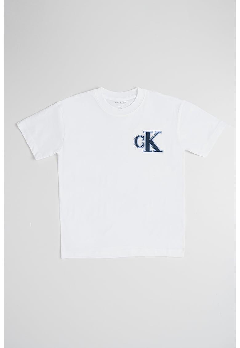 Tricou din bumbac cu aplicatie logo