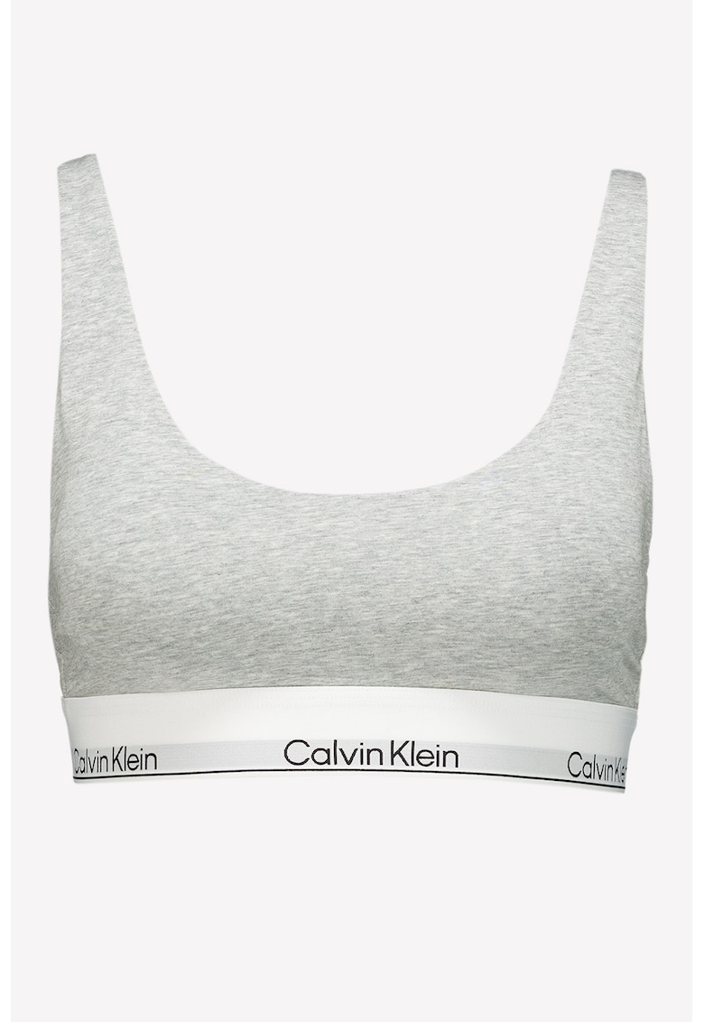 Sutien din amestec de bumbac si modal cu banda logo