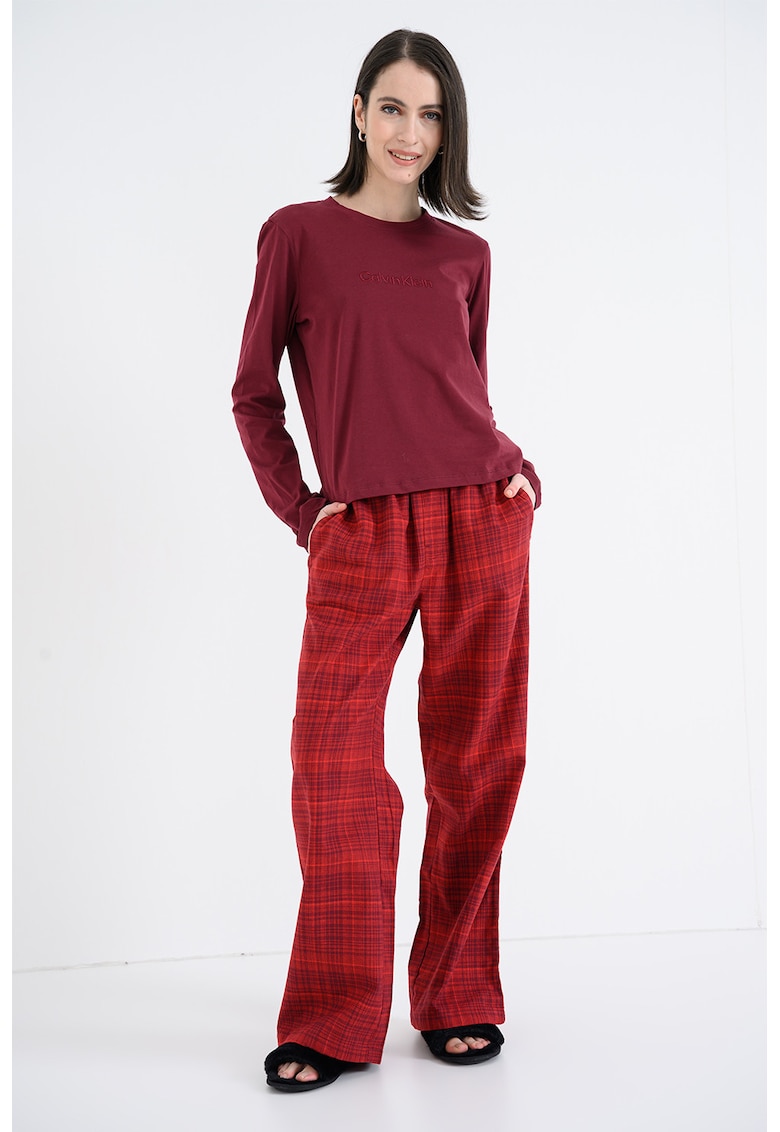 Pijama lunga de bumbac