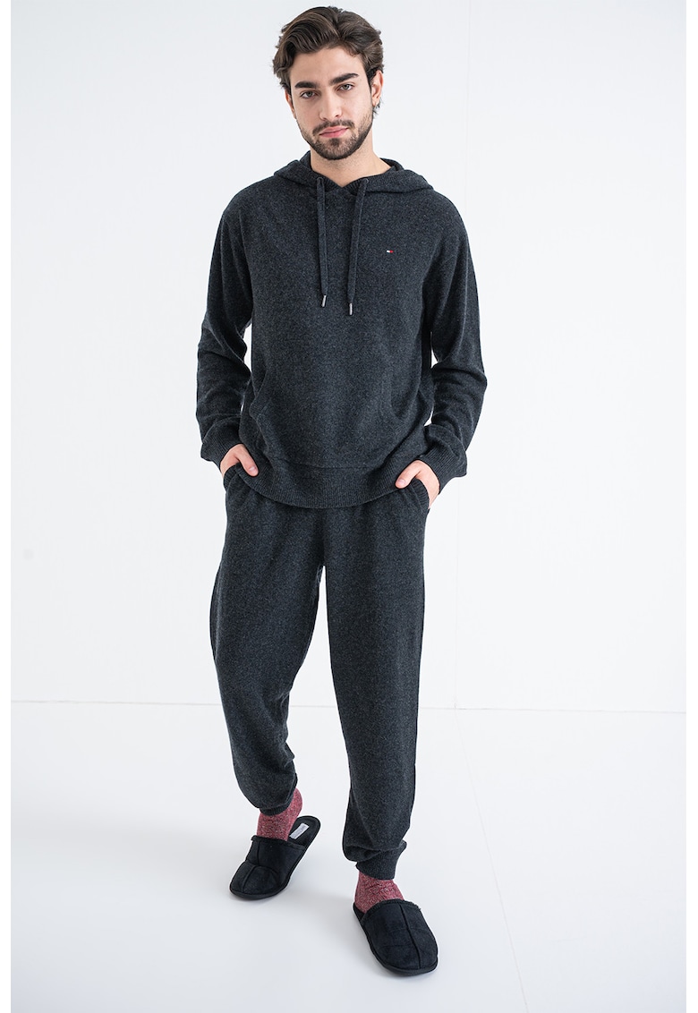 Bluza de pijama din lana - Gri antracit