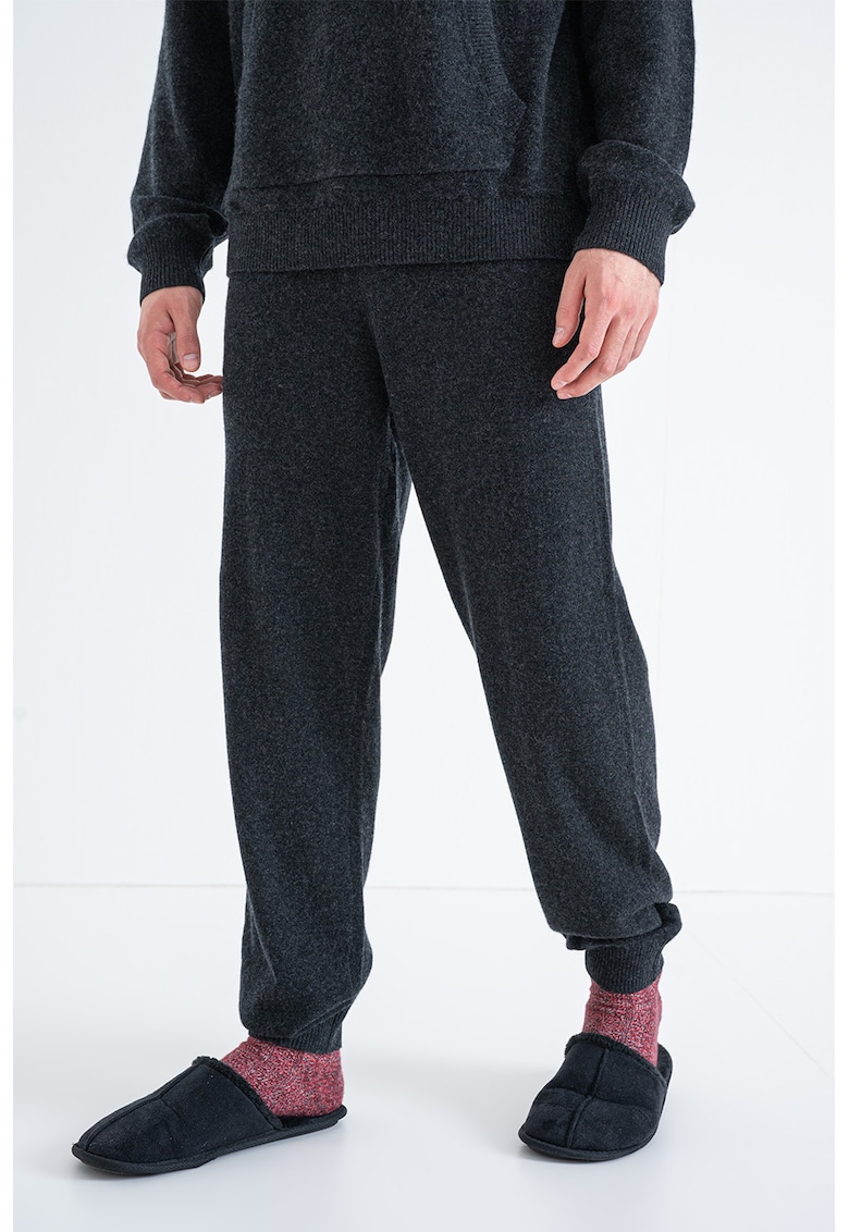Pantaloni de pijama din lana - Gri antracit