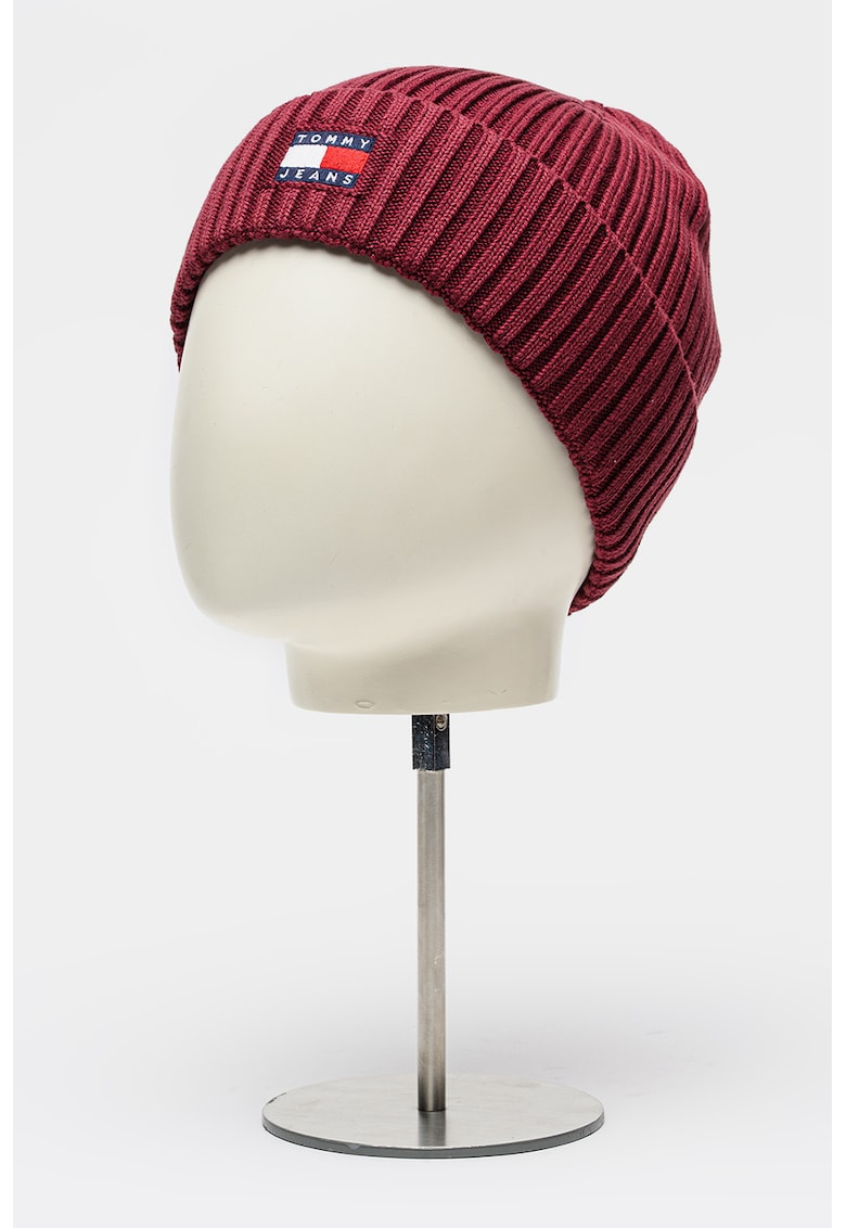 Caciula striata din bumbac organic Heritage