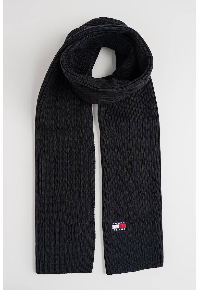 Fular din bumbac organic cu striatii Heritage