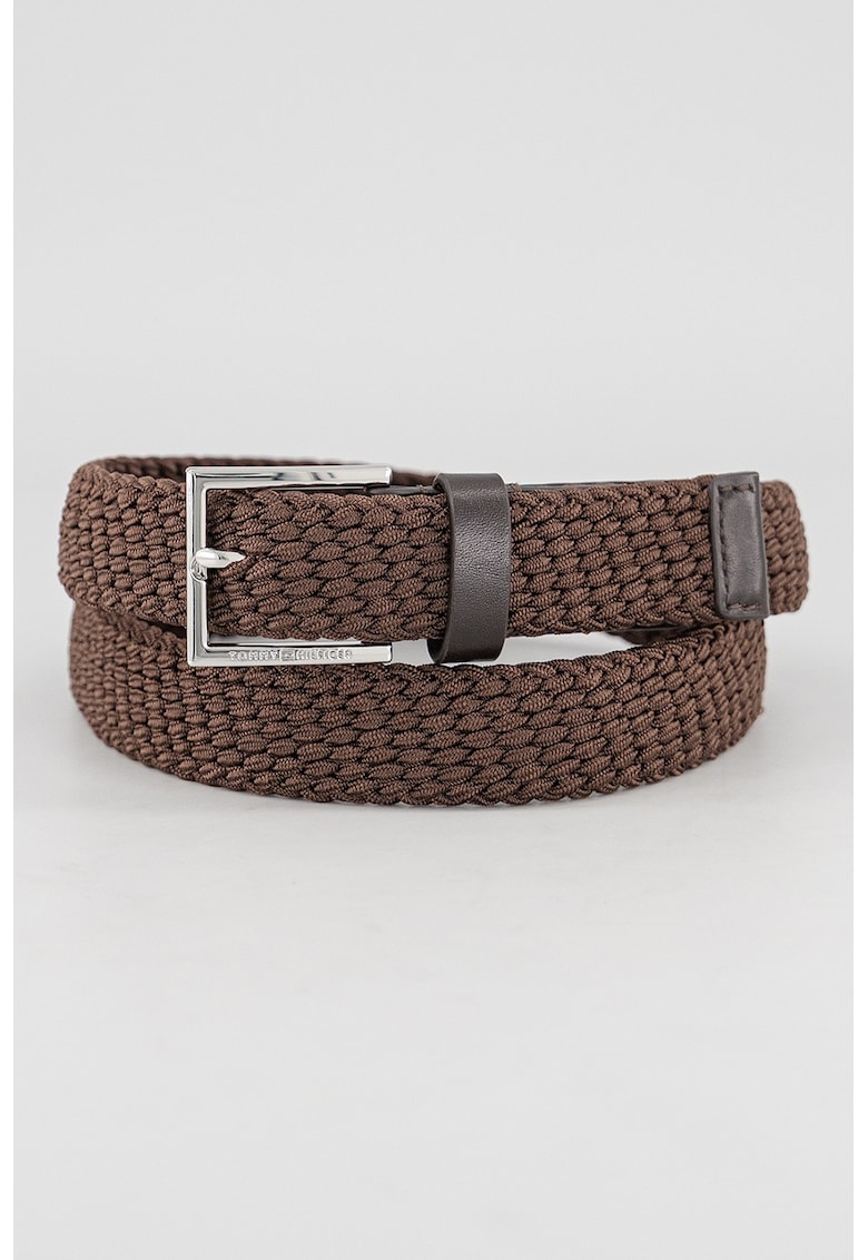 Curea din piele cu model tesut