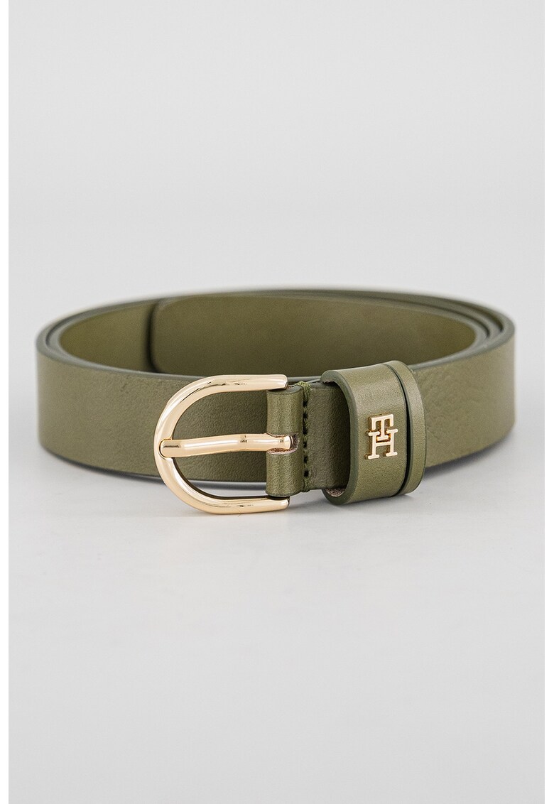 Curea de piele cu detaliu logo