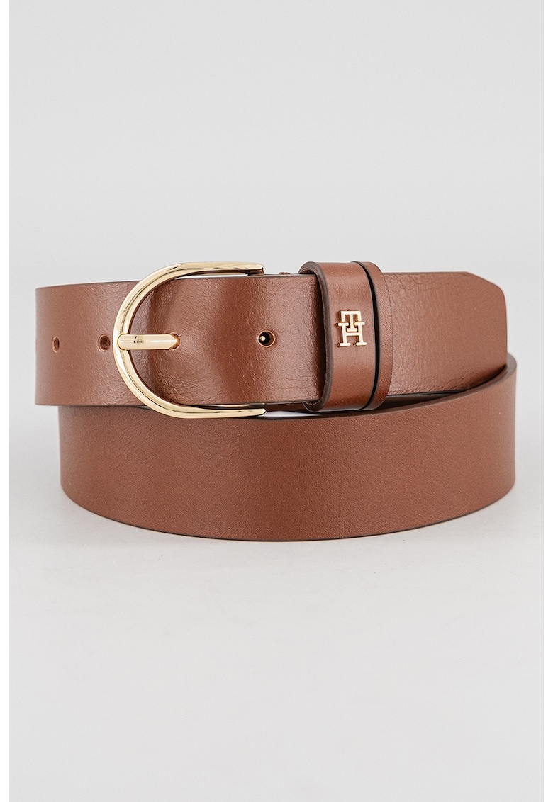 Curea de piele cu catarama rotunjita