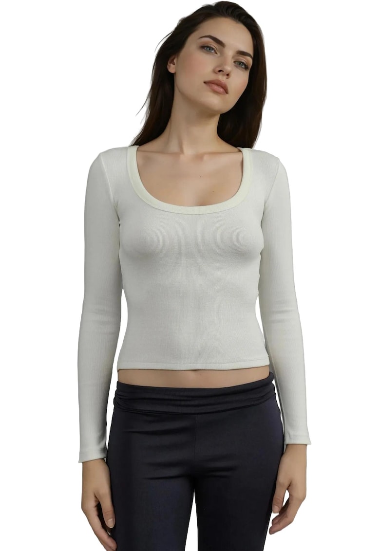 Bluza dama - Jerseu - Ecru