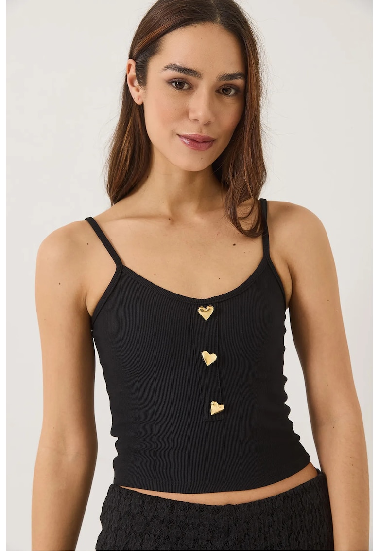 Maiou scurt - Jerseu - Negru