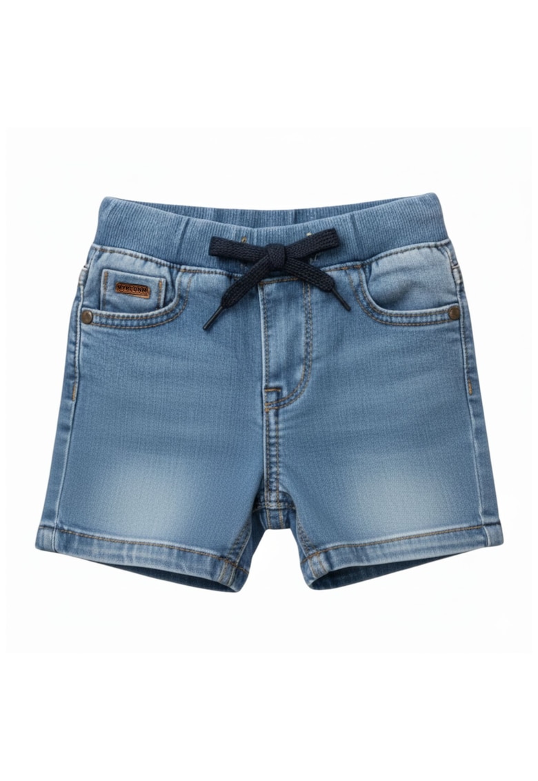 Blugi scurti cu snur de ajustare in talie -