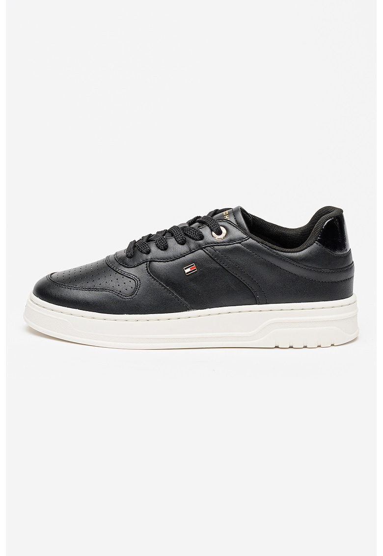Pantofi sport din piele Sporty - Negru