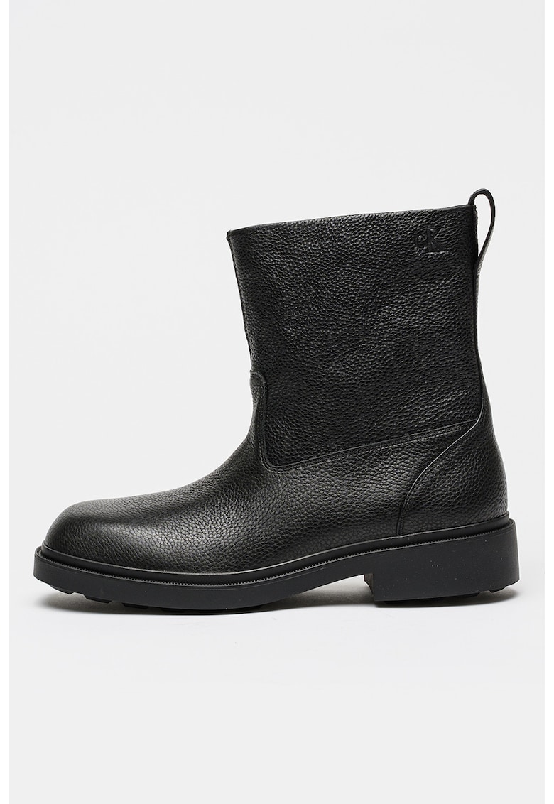 Ghete din piele - Negru