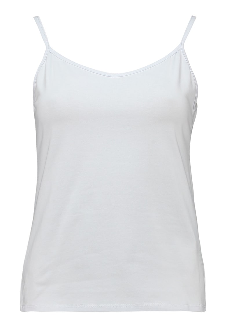 Top slim fit cu bretele subtiri