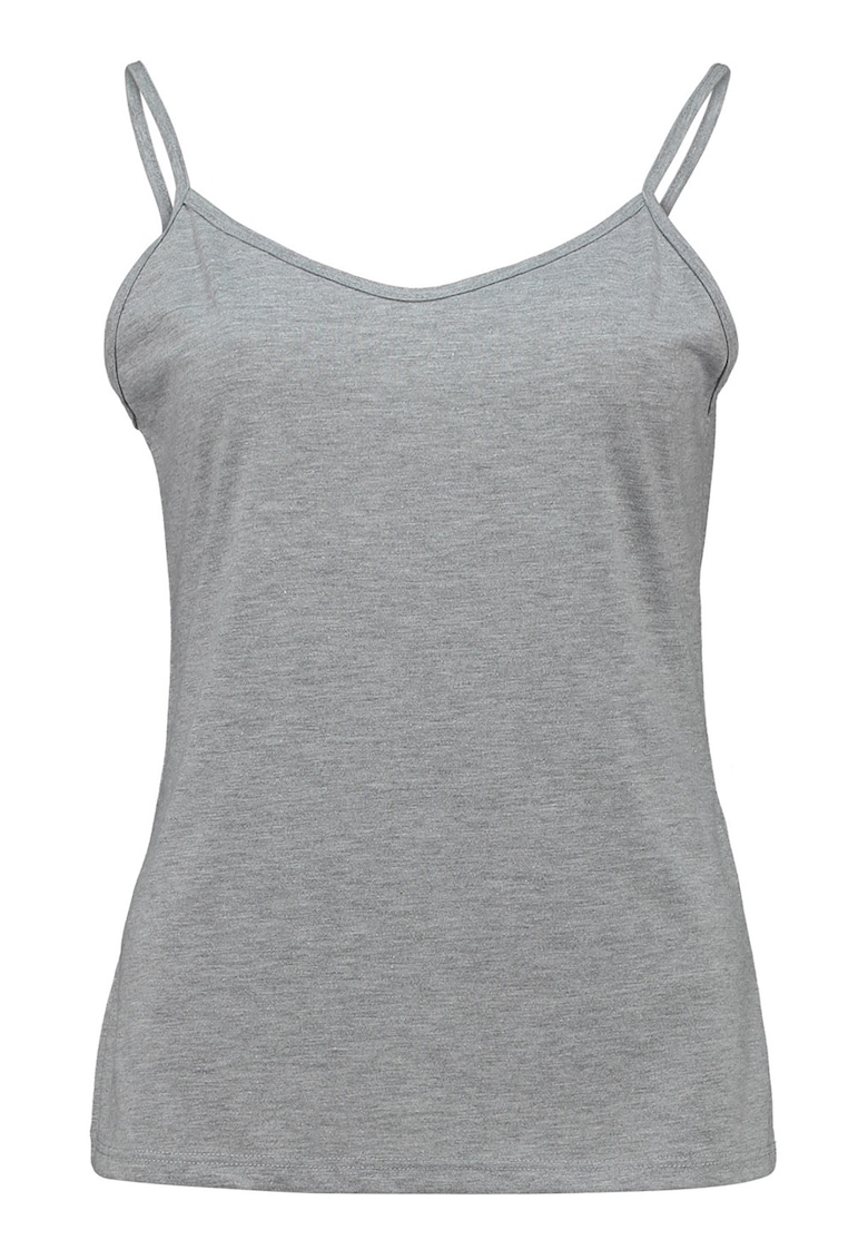 Top slim fit cu bretele subtiri