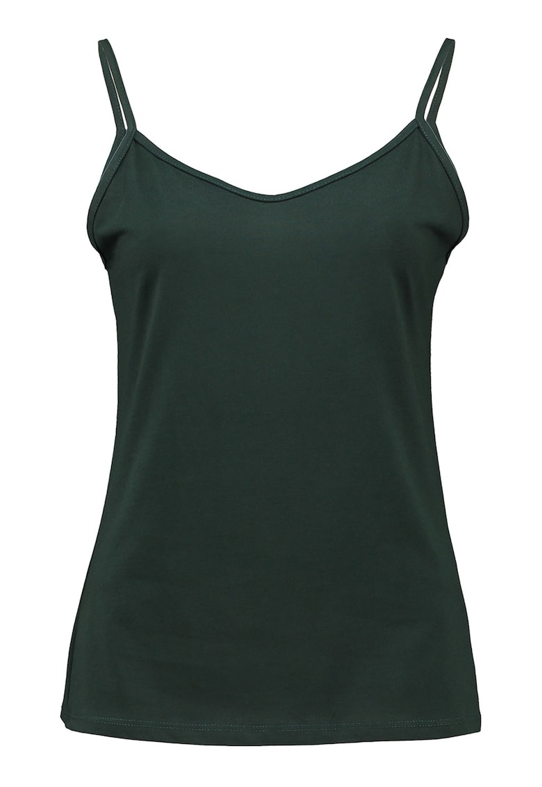 Top slim fit cu bretele subtiri