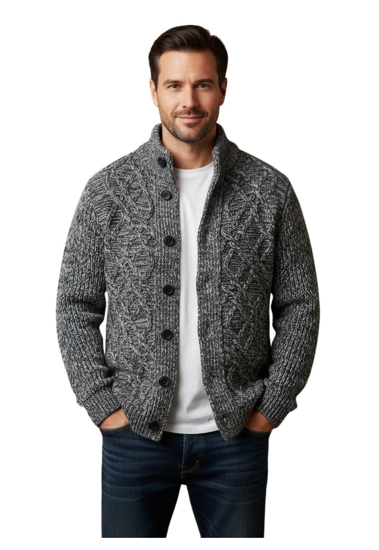 Cardigan tricotat cu nasturi Eustache