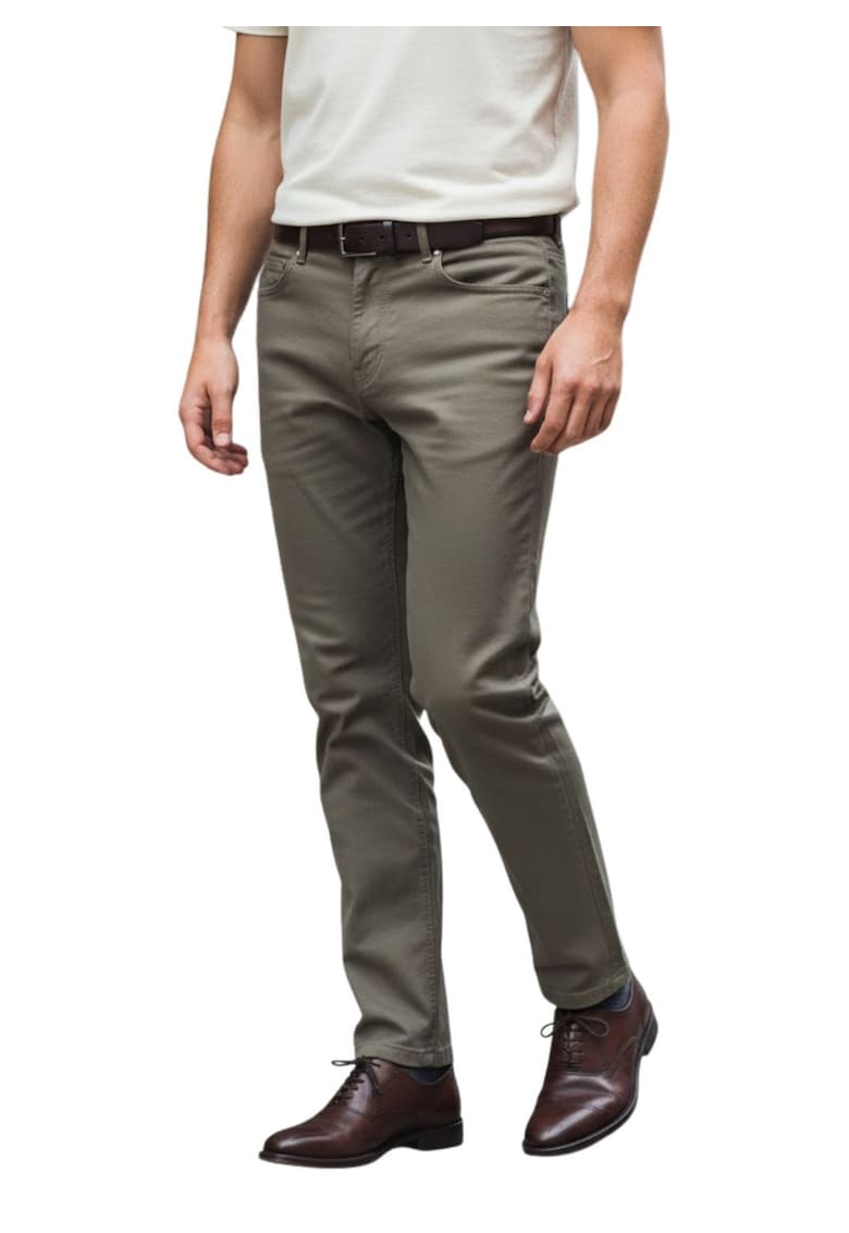 Pantaloni din bumbac regular fit -