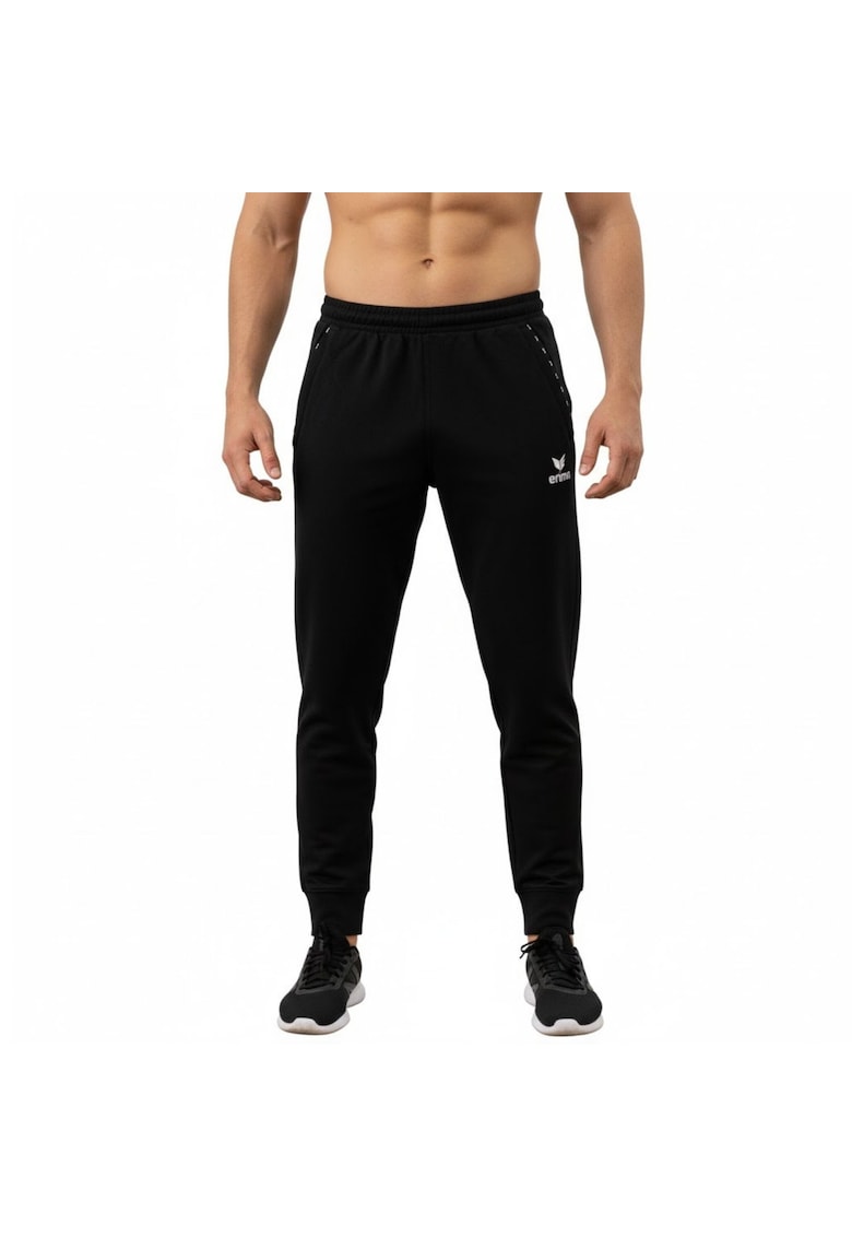 Pantaloni Slim fit de fitness cu talie elastica -