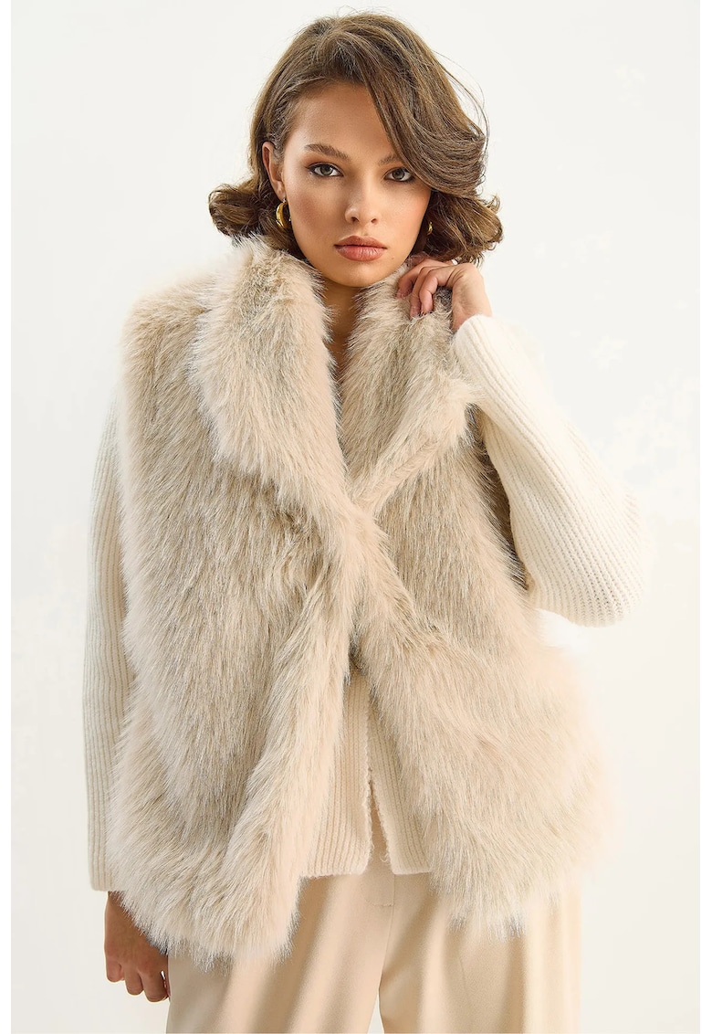 Vesta dama - HiCCUP - Jerseu - Bej