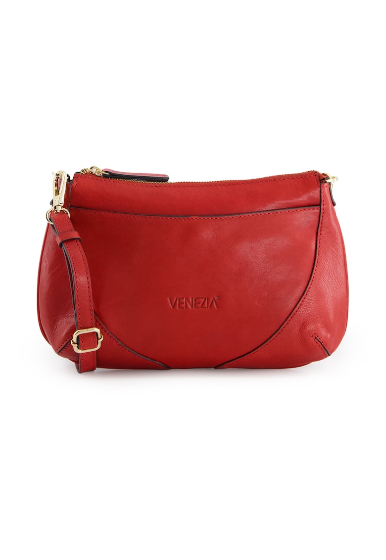 Geanta messenger din piele naturala