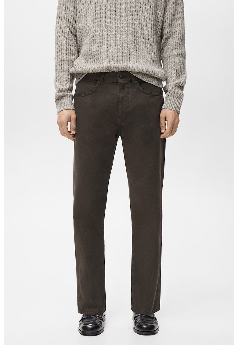 Blugi regular-fit - Maro inchis