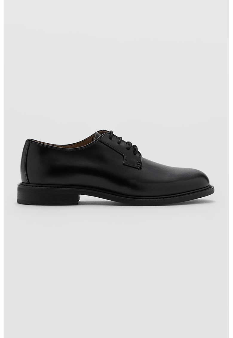 Pantofi derby din piele - Negru
