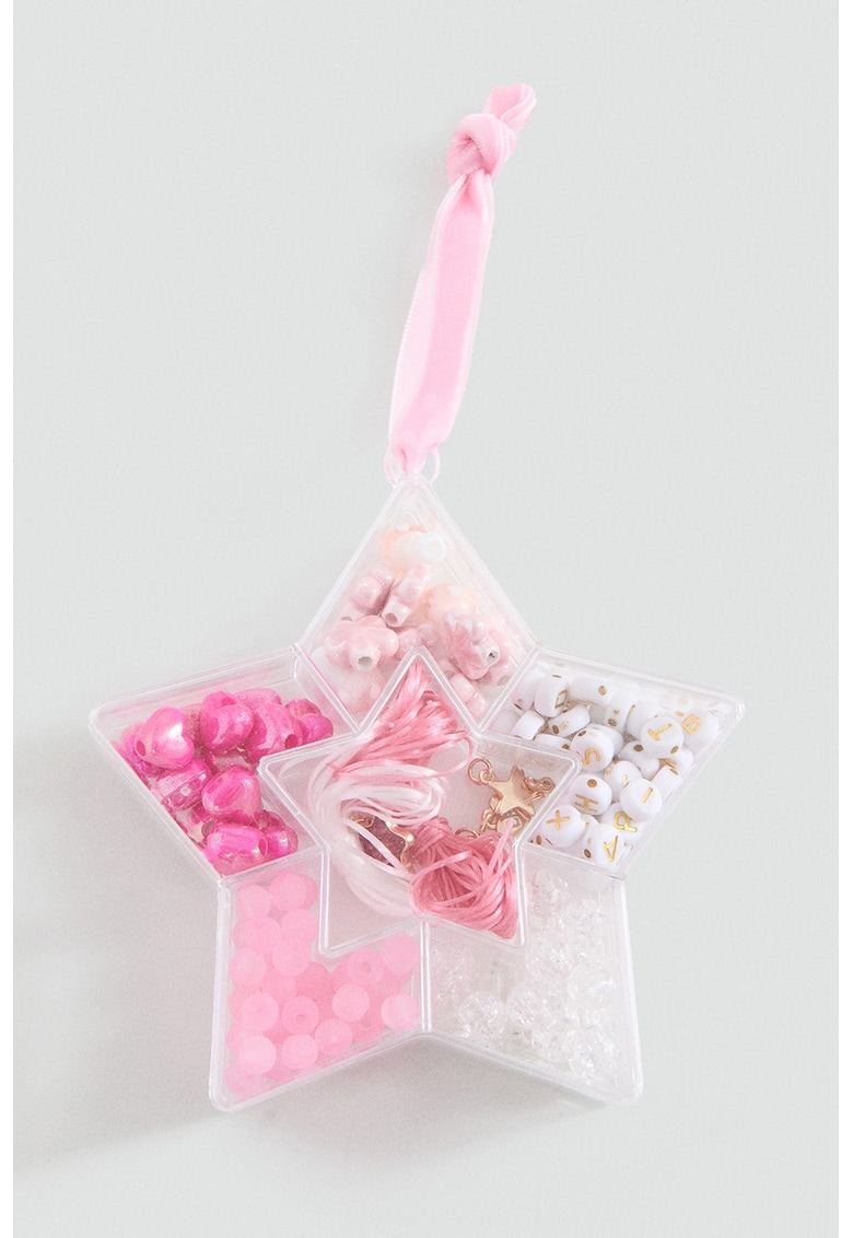 Set pentru confectionarea bratarii - Roz