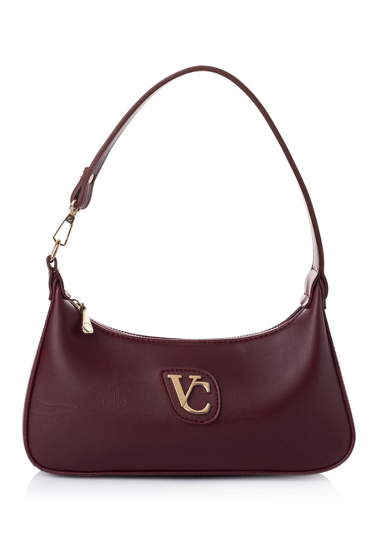 Geanta din piele ecologica cu maner si logo